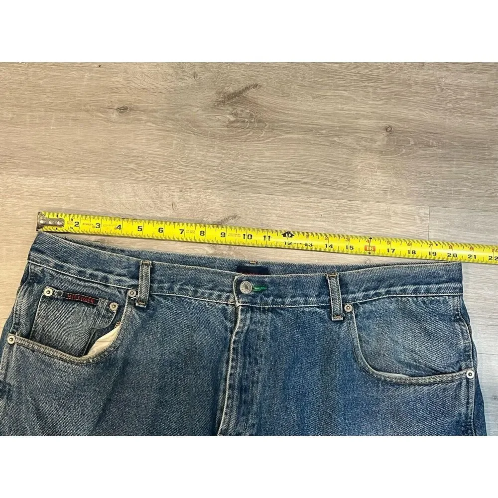 Vintage‎ Tommy Hilfiger Jean Shorts Carpenter Denim Jorts Y2K Men's 40